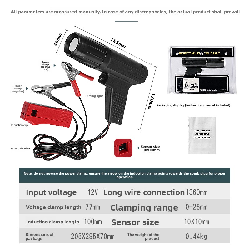 Ontstekings-tijdmeter, motor-t - Timing Light Gun recensie en prijs
