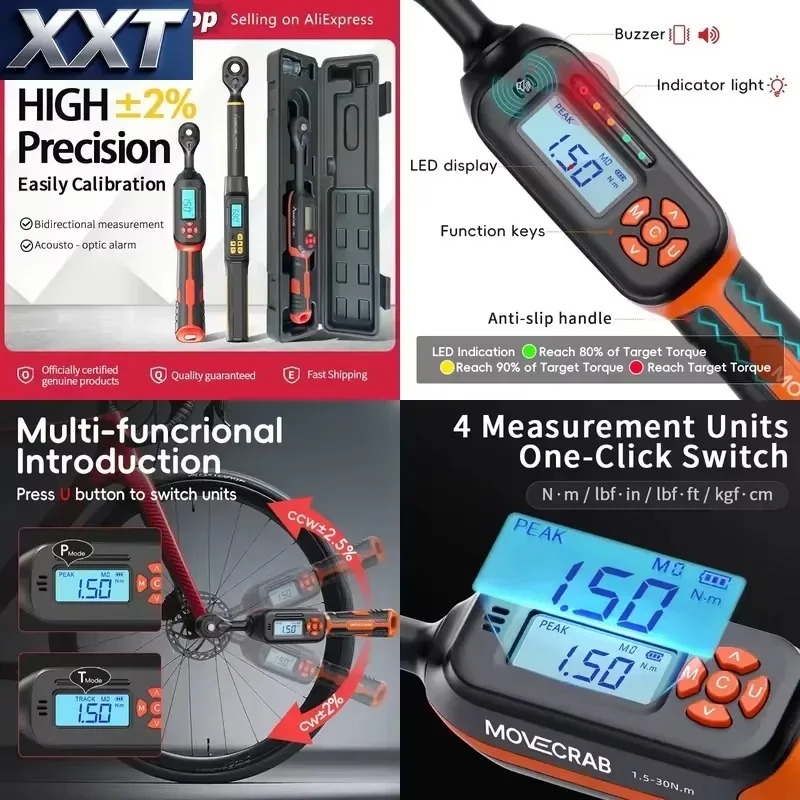 XXT Digitale momentsleutel 1,5 - Torque Wrench recensie en prijs