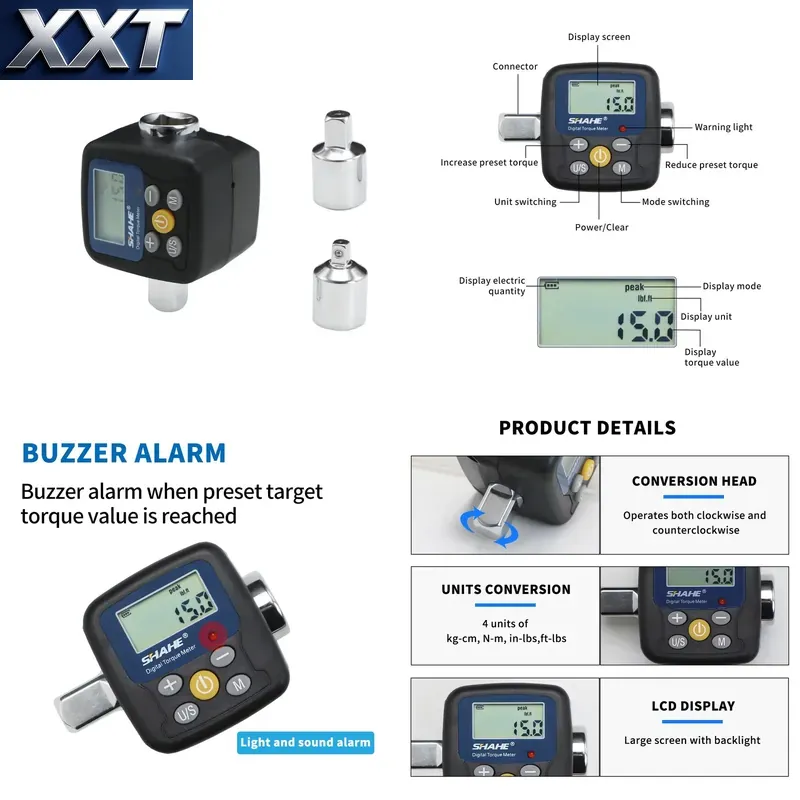 XXT Shahe Digitale Momentsleut - Torque Wrench recensie en prijs
